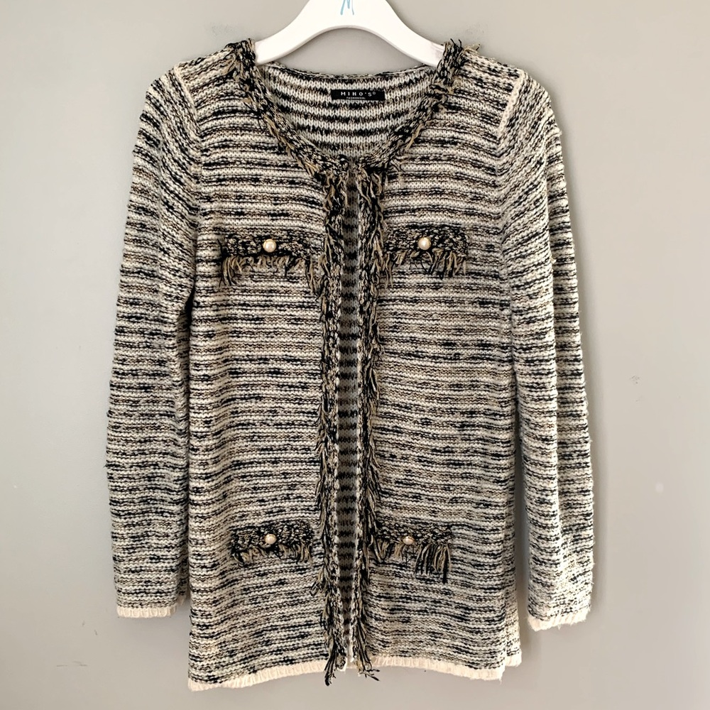 Mihos size S/M open front cardigan - Picture 1 of 16